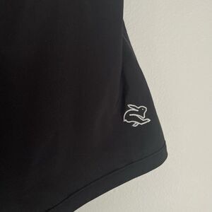 Rabbit Running Shorts Women's Size M Lined Black Shorts Trail Zip Pocket